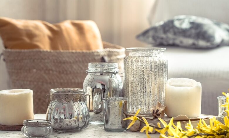 Glass Candle Jars